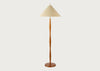 Osaka Floor Lamp Walnut Finish