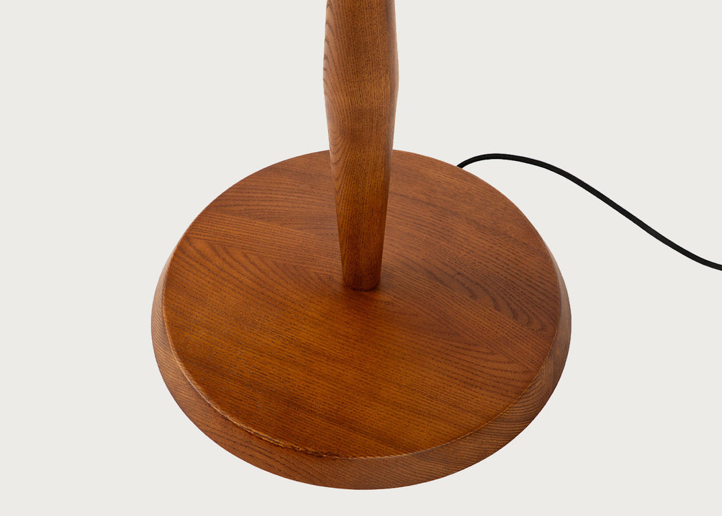 Osaka Floor Lamp Walnut Finish