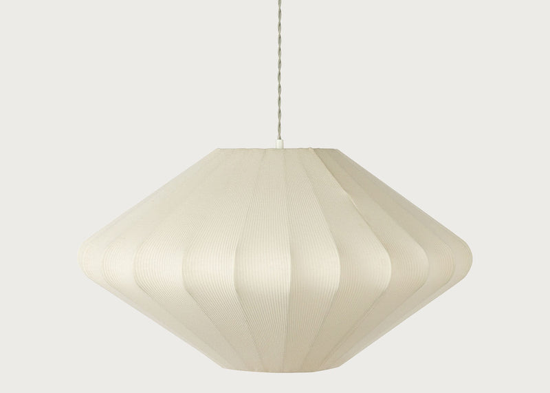 Sheer Pendant Light White