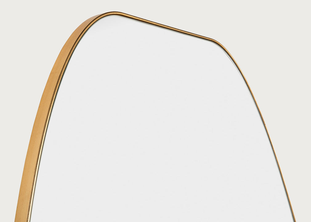 Fine Edge Dram Wall Mirror Gold 80 x 180cm