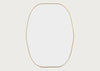 Fine Edge Dram Wall Mirror Gold 60 x 80cm