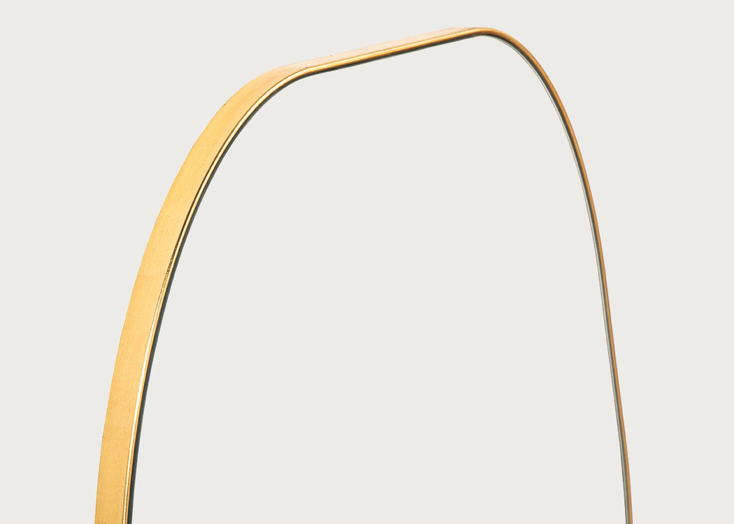 Fine Edge Dram Wall Mirror Gold 60 x 80cm