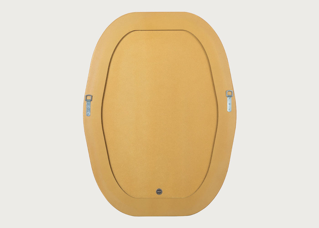 Fine Edge Dram Wall Mirror Gold 60 x 80cm