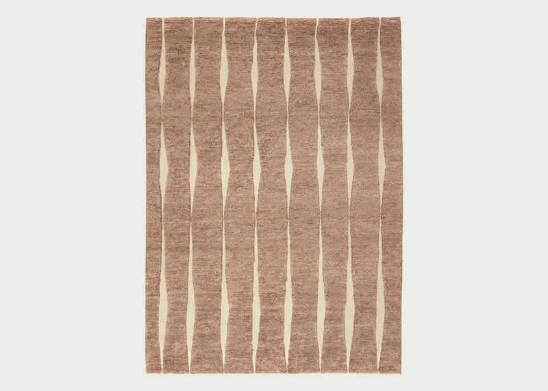 Landscape Stream Rug Brown