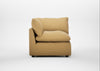 Astrid Corner Unit Boucle Tweed Citrine / Walnut Stained Beech