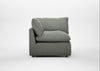 Astrid Corner Unit Boucle Tweed Lapis / Natural Beech