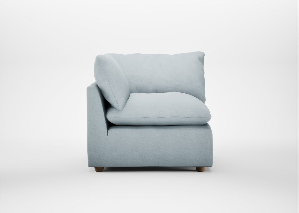 Astrid Corner Unit Capelo Linen-Cotton Sea Shanty / Natural Beech