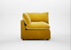 Astrid Corner Unit Smart Luxe Velvet Canary / Walnut Stained Beech