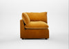 Astrid Corner Unit Smart Luxe Velvet Cognac / Walnut Stained Beech