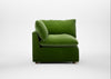 Astrid Corner Unit Smart Luxe Velvet Grass / Natural Beech