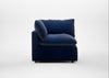 Astrid Corner Unit Smart Luxe Velvet Midnight / Natural Beech