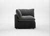 Astrid Corner Unit Smart Luxe Velvet Nickel / Natural Beech