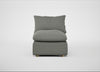 Astrid Single Unit Boucle Tweed Lapis / Natural Beech