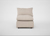 Astrid Single Unit Boucle Tweed Pearl / Walnut Stained Beech