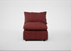 Astrid Single Unit Capelo Linen-Cotton Etruscan Red / Walnut Stained Beech