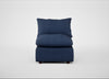 Astrid Single Unit Capelo Linen-Cotton Inkspot / Walnut Stained Beech
