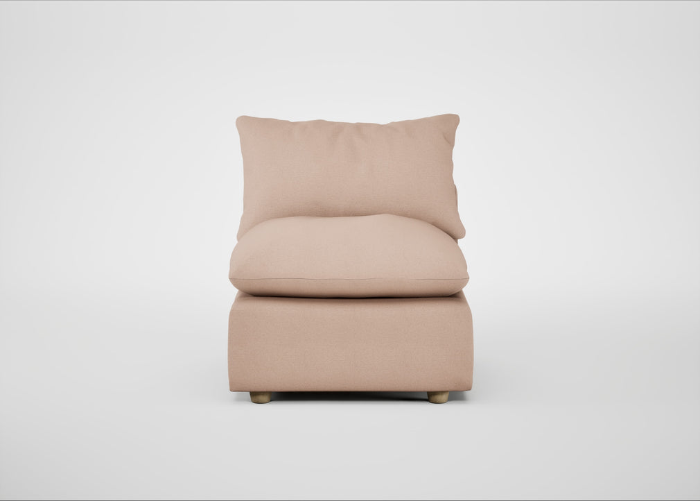 Astrid Single Unit Capelo Linen-Cotton Rosedale / Natural Beech