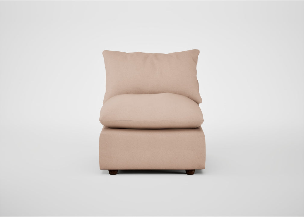 Astrid Single Unit Capelo Linen-Cotton Rosedale / Walnut Stained Beech