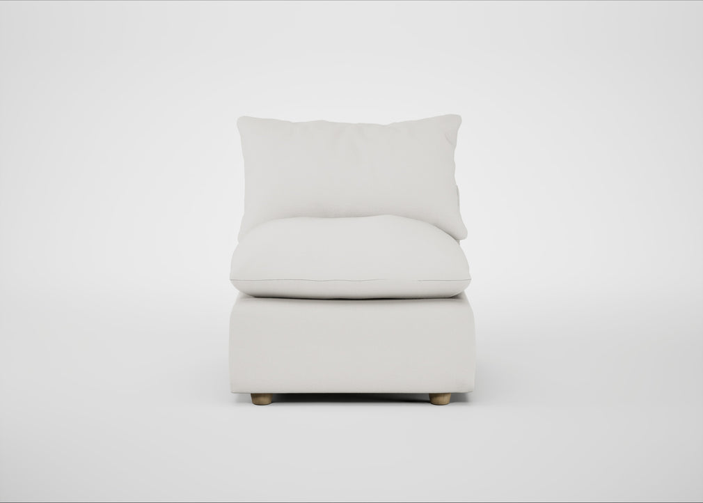 Astrid Single Unit Capelo Linen-Cotton Sea Salt / Natural Beech