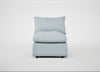 Astrid Single Unit Capelo Linen-Cotton Sea Shanty / Walnut Stained Beech