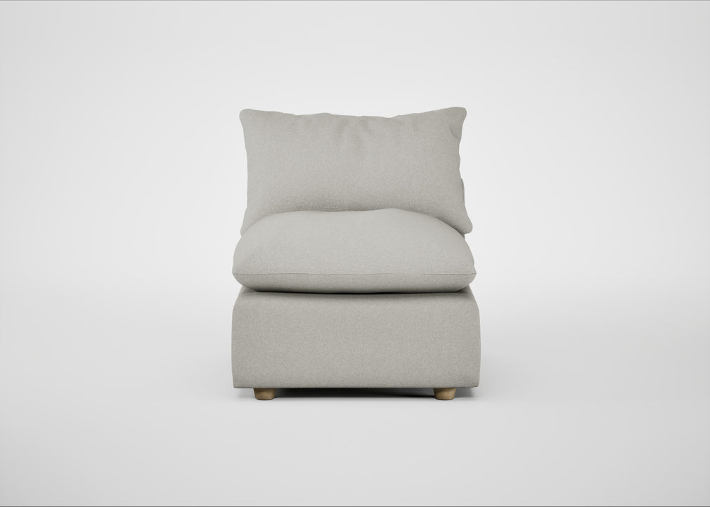 Astrid Single Unit Melton Wool Limestone / Natural Beech