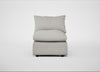 Astrid Single Unit Melton Wool Limestone / Walnut Stained Beech
