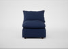 Astrid Single Unit Melton Wool New Navy / Walnut Stained Beech