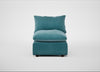 Astrid Single Unit Smart Luxe Velvet Airforce Blue / Walnut Stained Beech