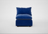 Astrid Single Unit Smart Luxe Velvet Azure / Walnut Stained Beech
