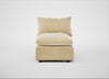 Astrid Single Unit Smart Luxe Velvet Biscuit / Walnut Stained Beech