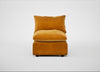 Astrid Single Unit Smart Luxe Velvet Cognac / Walnut Stained Beech