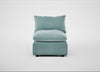 Astrid Single Unit Smart Luxe Velvet Mineral Blue / Walnut Stained Beech