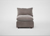 Astrid Single Unit Smart Luxe Velvet Mushroom / Walnut Stained Beech