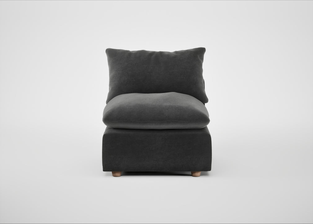 Astrid Single Unit Smart Luxe Velvet Nickel / Natural Beech