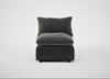 Astrid Single Unit Smart Luxe Velvet Nickel / Walnut Stained Beech