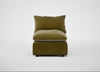 Astrid Single Unit Smart Luxe Velvet Peridot / Walnut Stained Beech