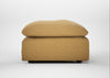 Astrid Ottoman Boucle Tweed Citrine / Walnut Stained Beech