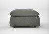 Astrid Ottoman Boucle Tweed Lapis / Natural Beech