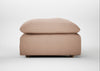 Astrid Ottoman Capelo Linen-Cotton Rosedale / Natural Beech