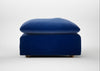 Astrid Ottoman Smart Luxe Velvet Azure / Natural Beech