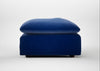 Astrid Ottoman Smart Luxe Velvet Azure / Walnut Stained Beech