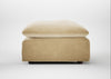Astrid Ottoman Smart Luxe Velvet Biscuit / Walnut Stained Beech