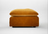 Astrid Ottoman Smart Luxe Velvet Cognac / Walnut Stained Beech