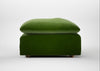 Astrid Ottoman Smart Luxe Velvet Grass / Natural Beech