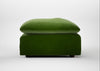 Astrid Ottoman Smart Luxe Velvet Grass / Walnut Stained Beech