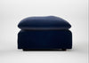 Astrid Ottoman Smart Luxe Velvet Midnight / Walnut Stained Beech