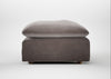 Astrid Ottoman Smart Luxe Velvet Mushroom / Natural Beech