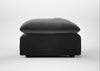 Astrid Ottoman Smart Luxe Velvet Nickel / Walnut Stained Beech