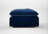 Astrid Ottoman Cotton Velvet Midnight / Natural Beech