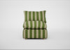 Astrid Single Unit Capelo Linen-Cotton Stripe Green / Natural Beech